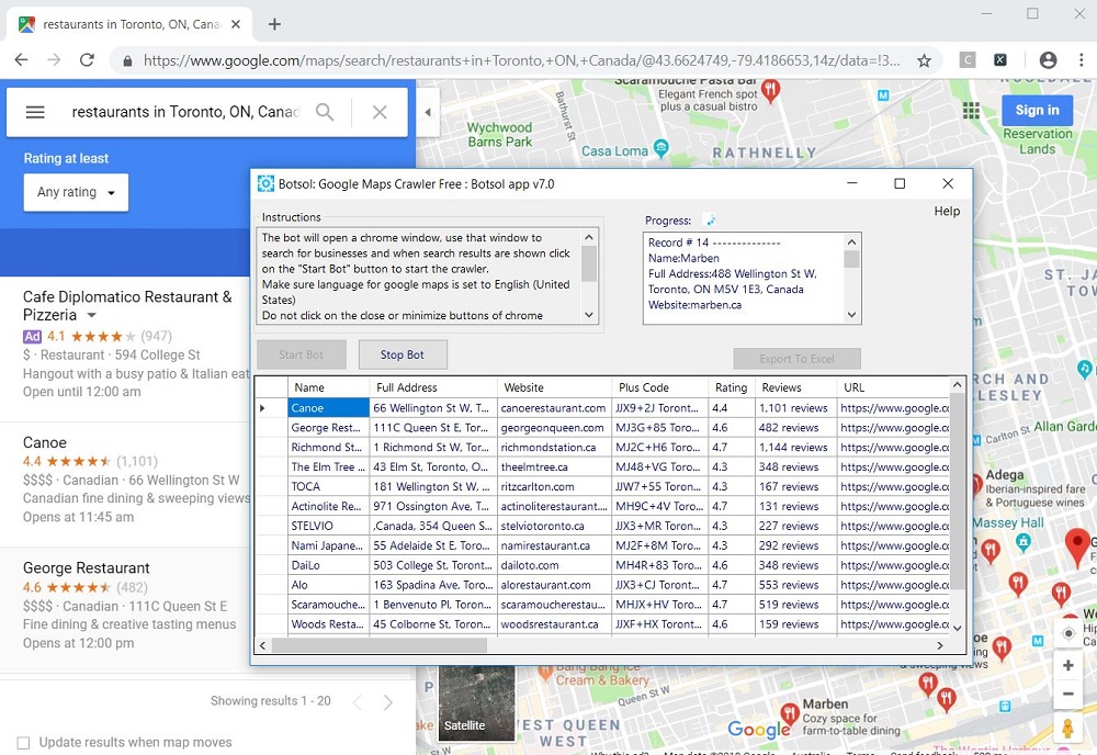 Botsol Google Maps Crawler 9.2 cracked – Google Maps Scraper